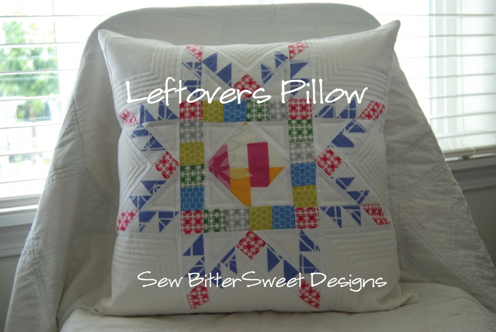 Feathered Star Leftovers Pillow