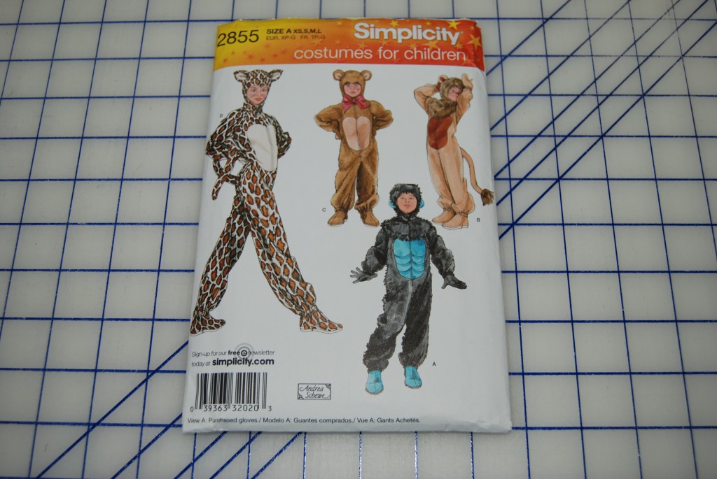 Simplicity Pattern 2855