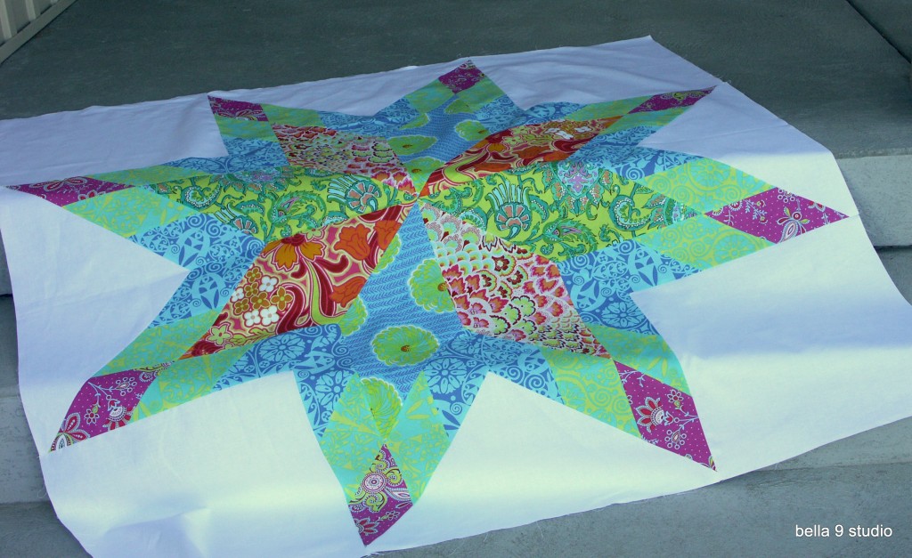 Diane - Flowering Lone Star - http://bella9studio.blogspot.com/2014/07/flowering-lone-star-pattern-testing.html