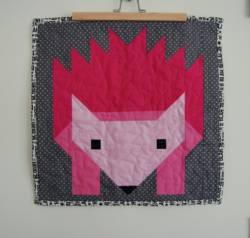 Hazel the Hedgehog - pink - https://www.sewbittersweetdesigns.com